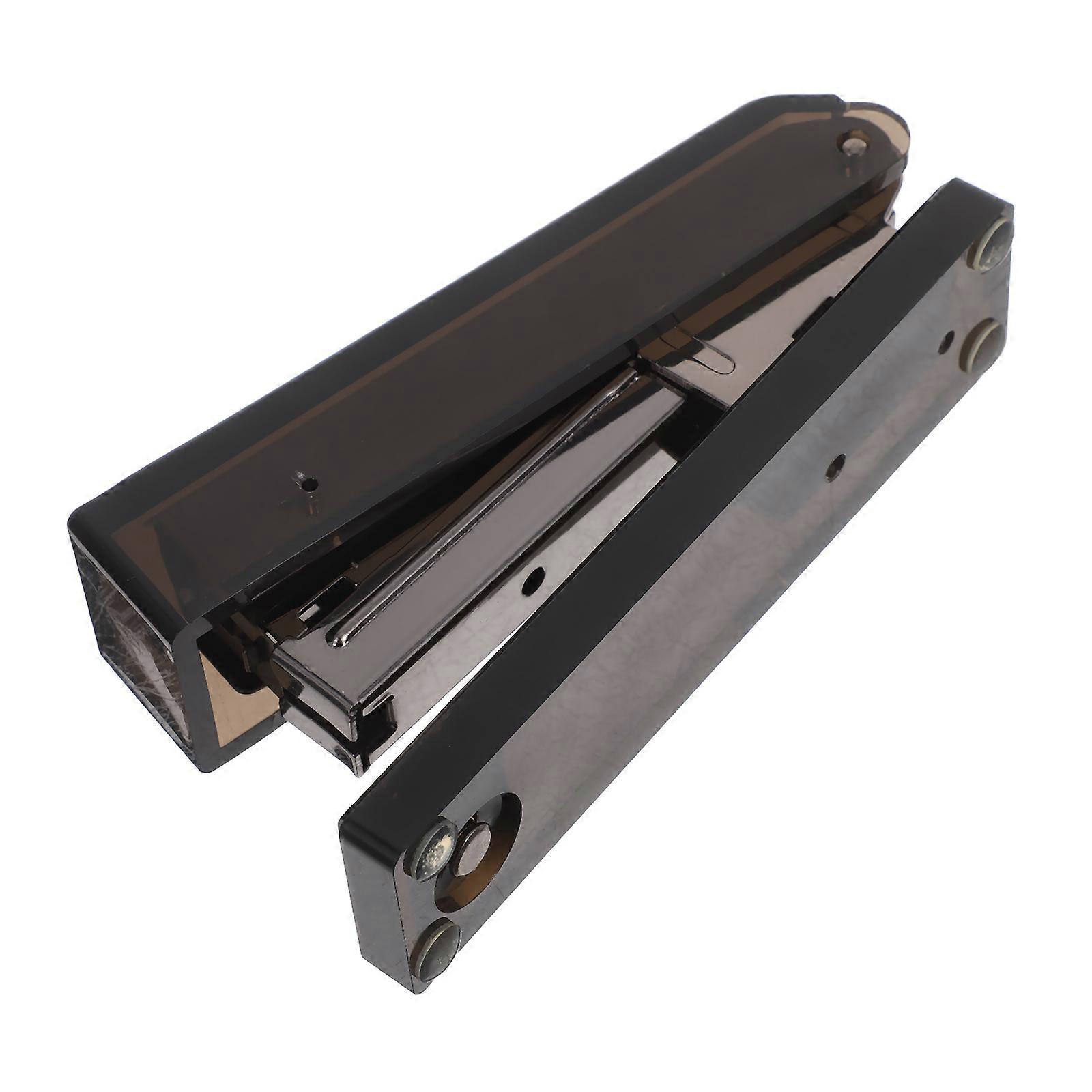 Black Acrylic Stapler for Desk Large Stapler for Office Document Binding