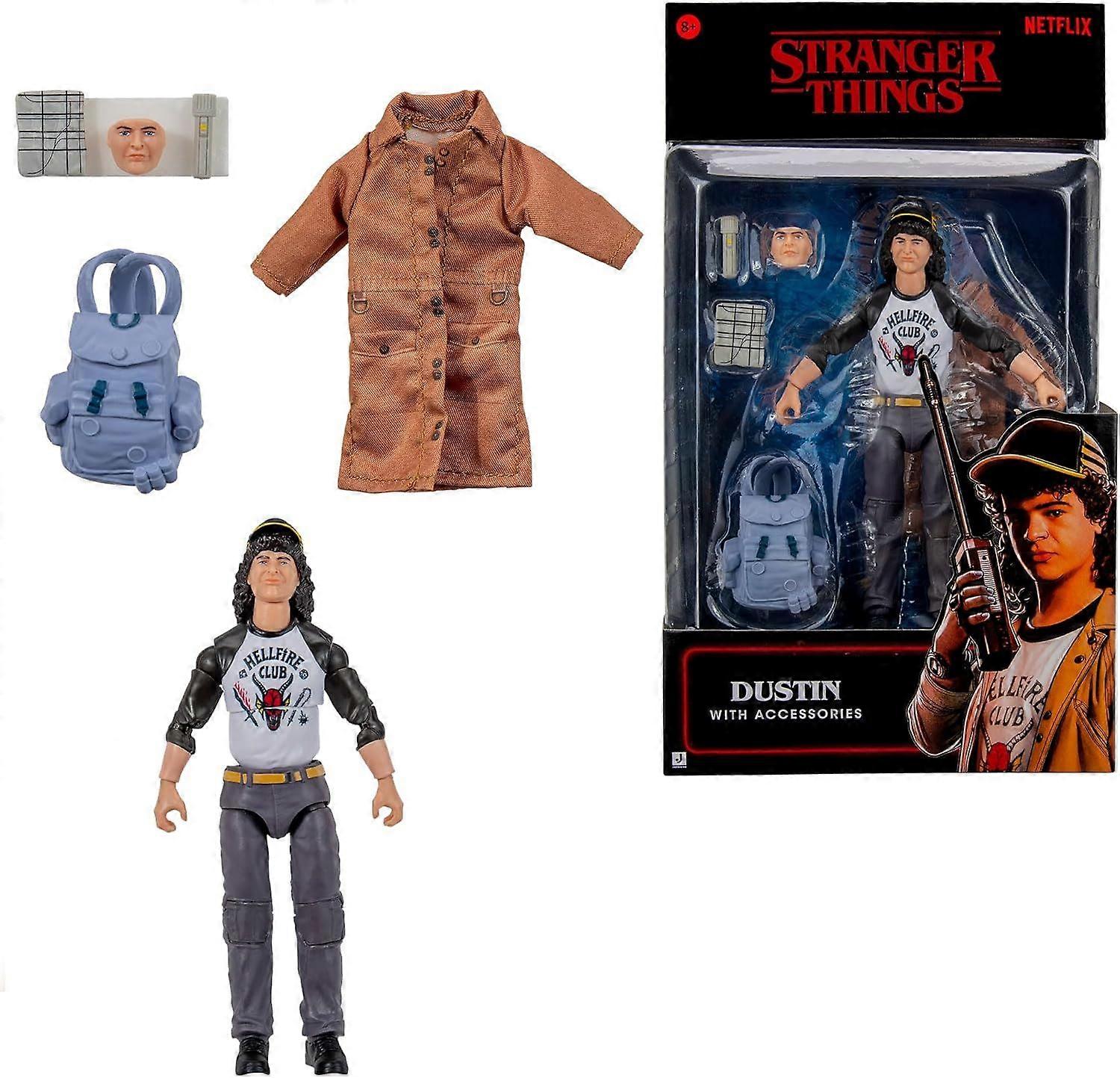 Stranger Things 6inch Upside Down Collection Figures - Dustin with Accys (S5) W1