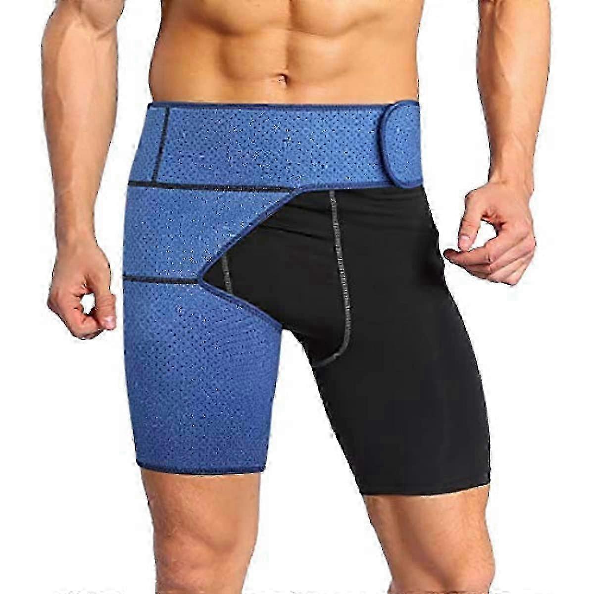 Groin Support Hip Brace for Sciatica Nerve Pain Relief Compression Hip Wrap Protector Hamstring Strap for Joints Strains Arthritis Pulled Muscles Surg