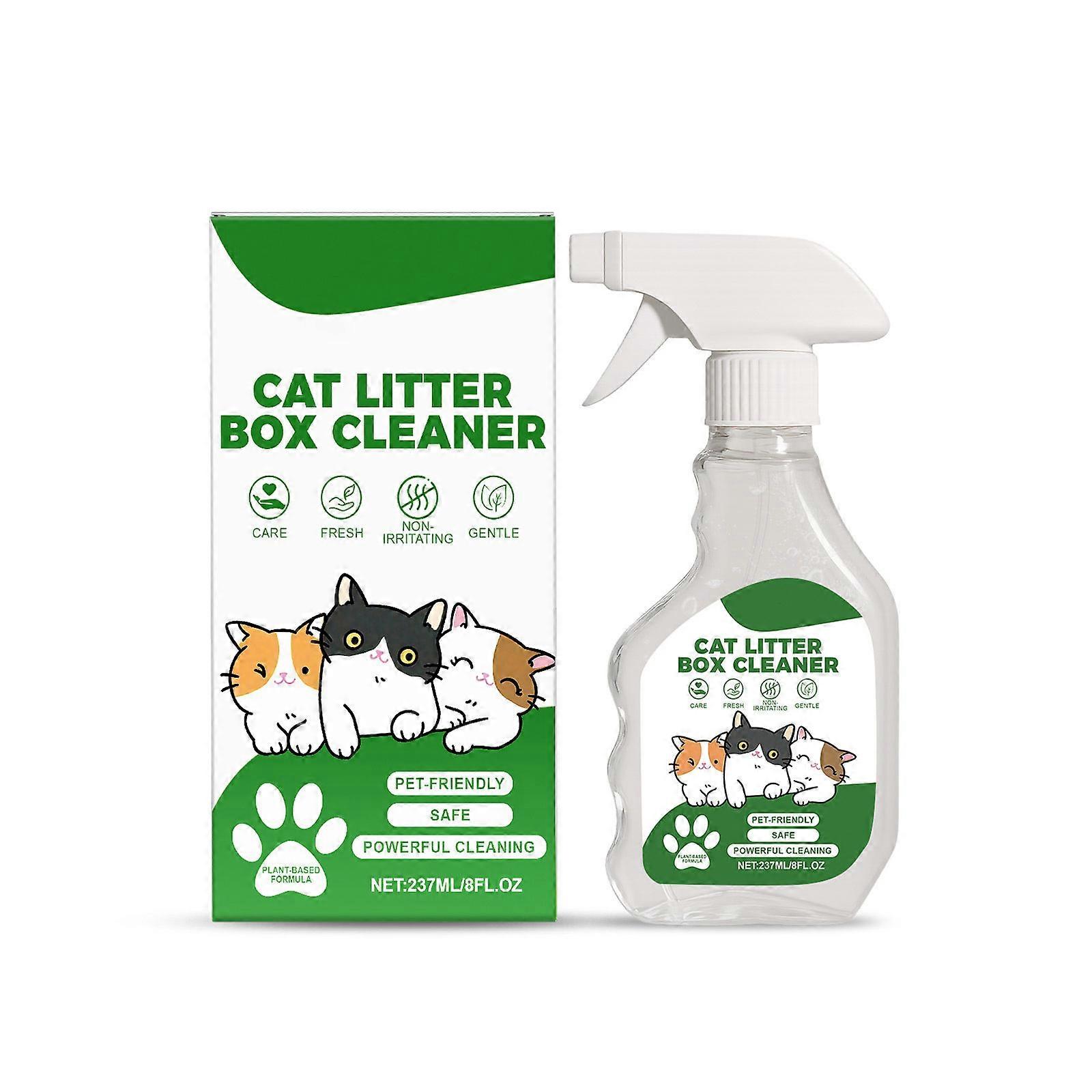 Multiple Use Cats Litter Sprinkle Cleaner 237ml Odor Neutralizing Technology Plant derived For Pet Living Space Multicolor
