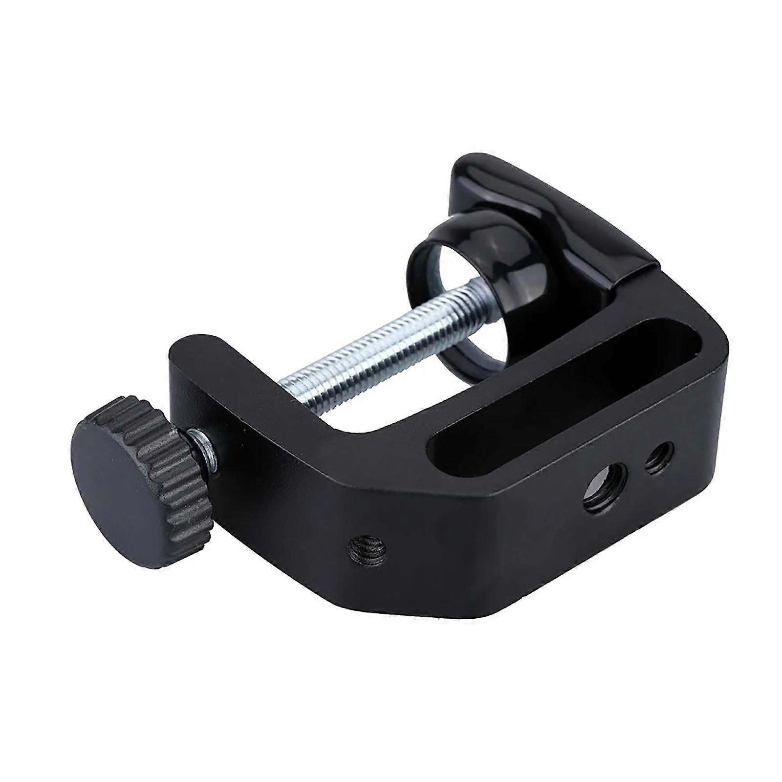 C Clamp Adjustable Aluminum Alloy Clamp with 1/4” Thread for DSLR Camera Action Camera LED Light Photography Accessory Multicolor