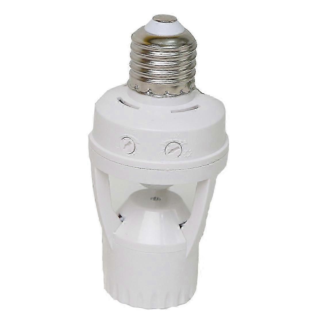 E27 Led 220v Screw Light Bulb Holder Led Pir Infrared Motion Sensor Lamp With Switch Socket Identif (tangling)