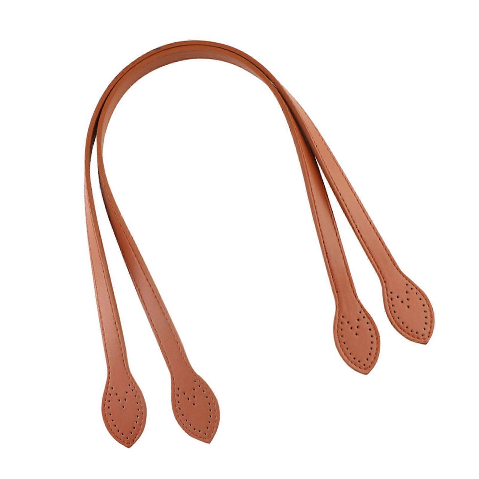 Set of 2 Artificial Leather Shoulder Bag Strap for Easy DIY Crafting and Handbag Handle Belt Replacement Accesories  Yellow