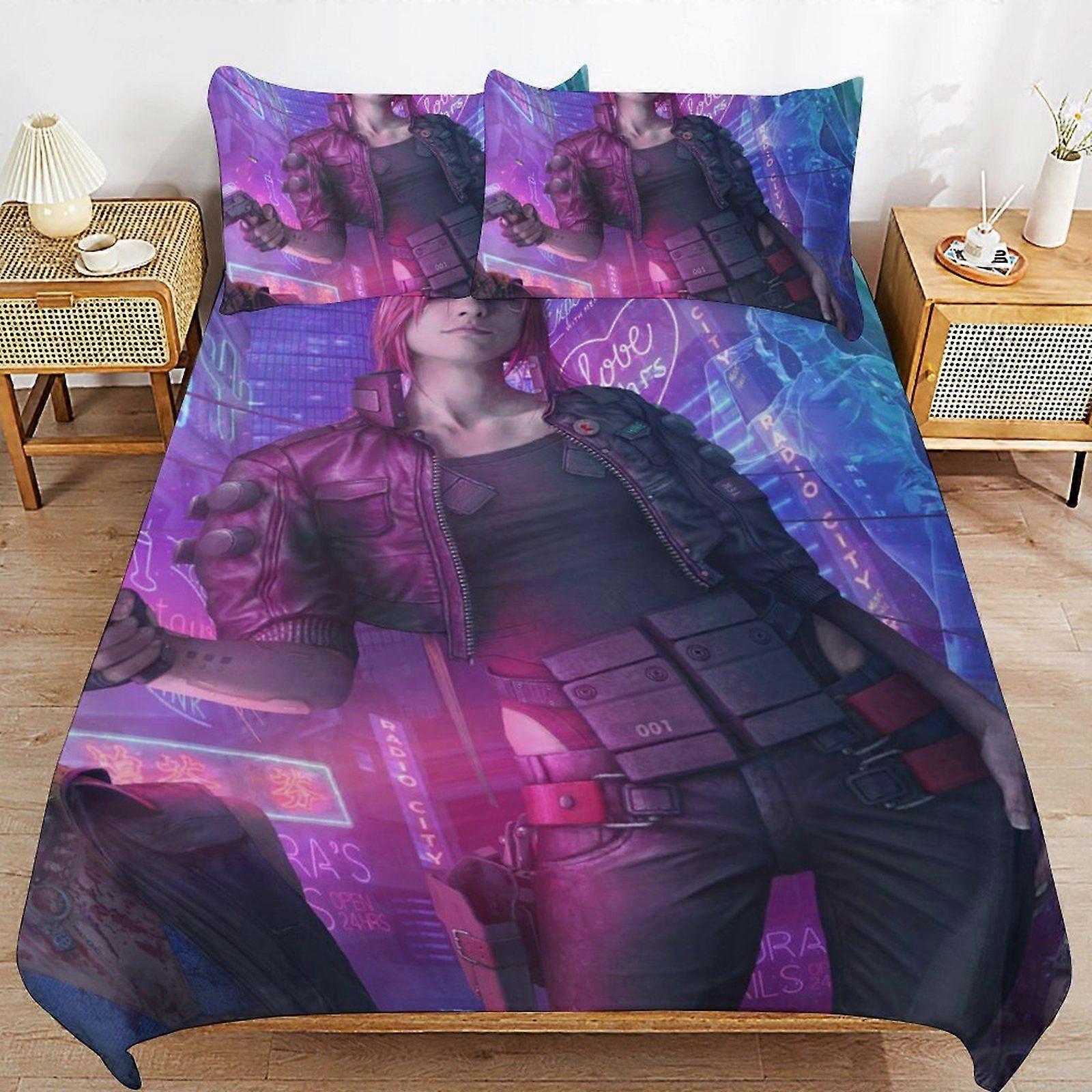 TD1825 Secure Zipper Access Soft Layer Bedding Fabric High Comfort Duvet Cover Sets All Seasons Use 1825SB