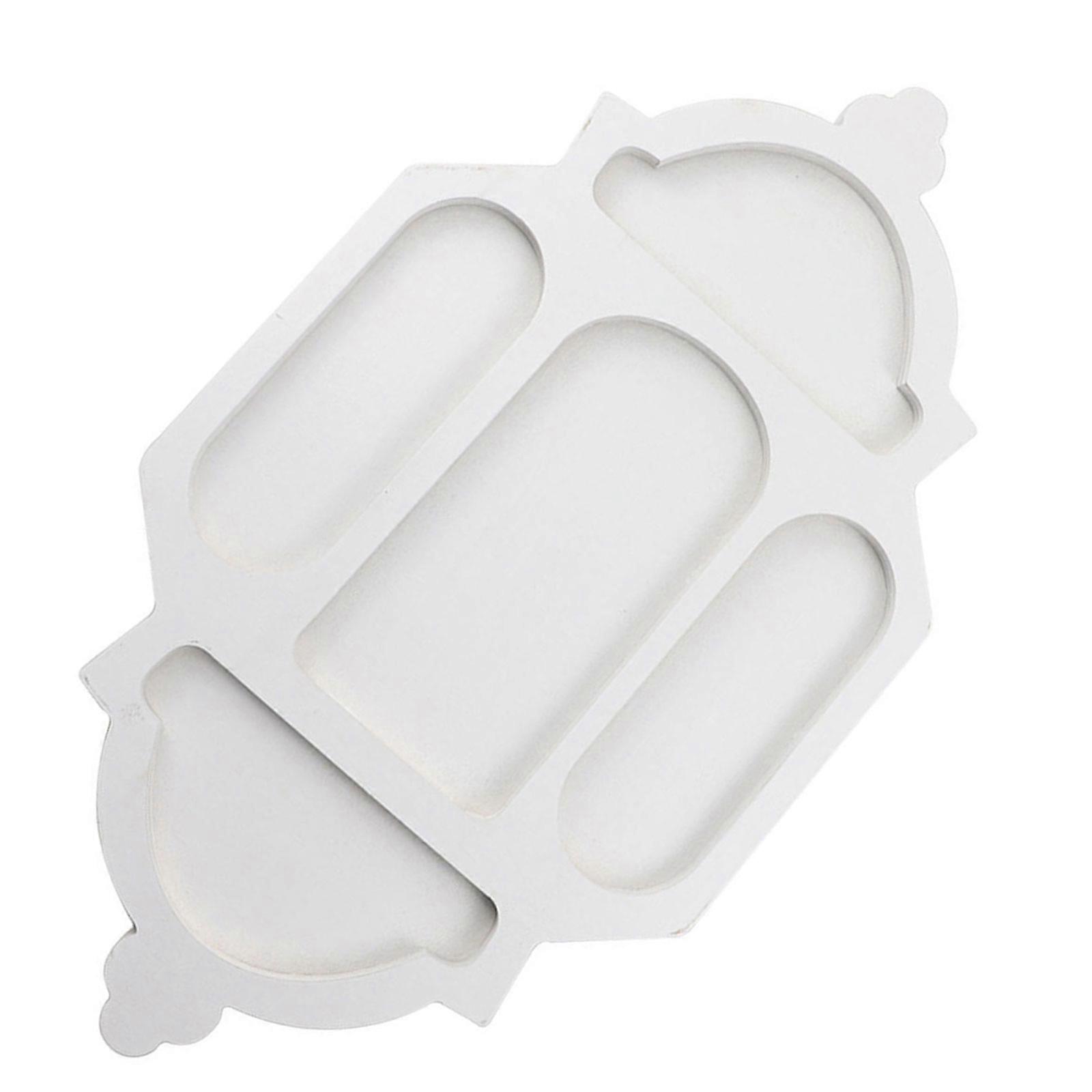 Festive Tray Eid Celebration Tray Unique Shape Versatile Functionality Dining Accessory Fruit Tray for Organizing Items Multicolor