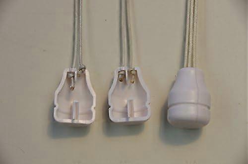 Window Blind Breakaway Safety Tassels White Bell Shape Set of 10 for Corded Blinds