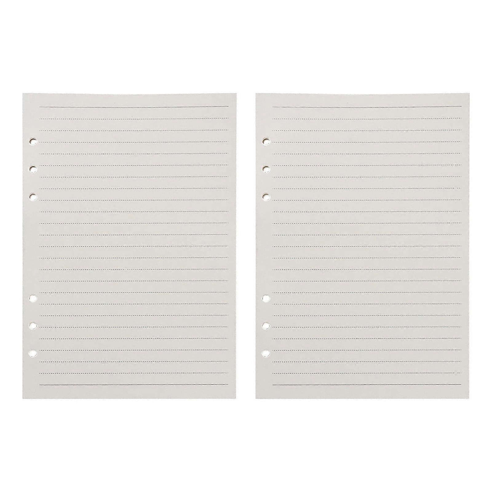 Yakbaofuo A5 Variety Of Monochrome Six-hole Loose-leaf Refill Hand Ledger Paper Note Diary