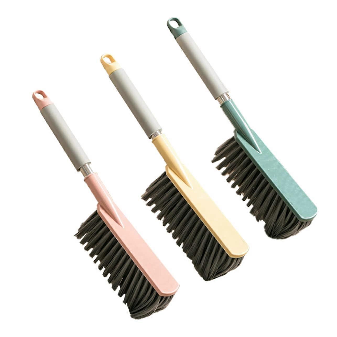 Dust Removal Brush Set of 3 with Double Sided Bristles for Bed, Sofa and Upholstery Cleaning