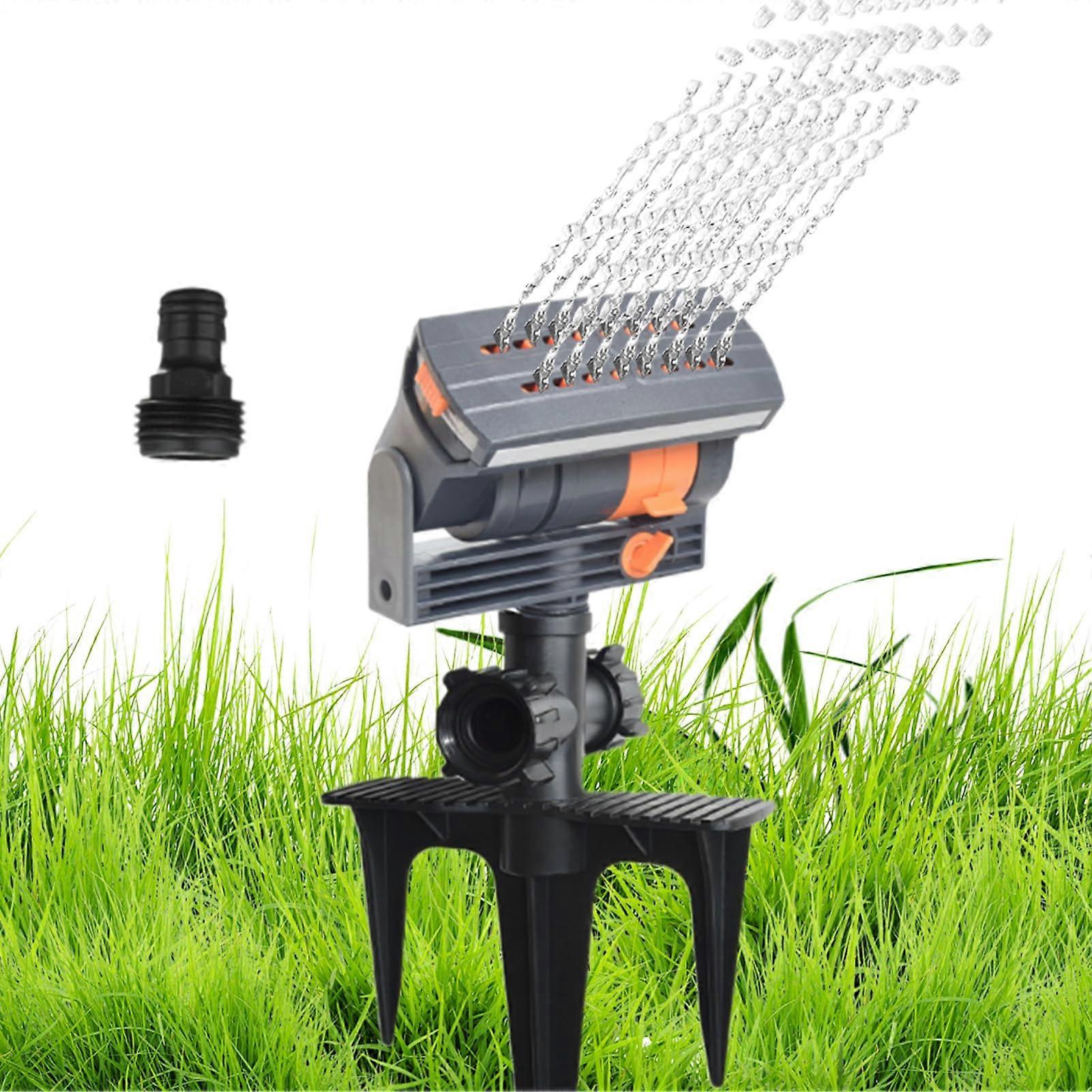 Garden Sprinkler with Automatic Rotation and WideAngle Coverage for Adjustable Lawn Irrigation