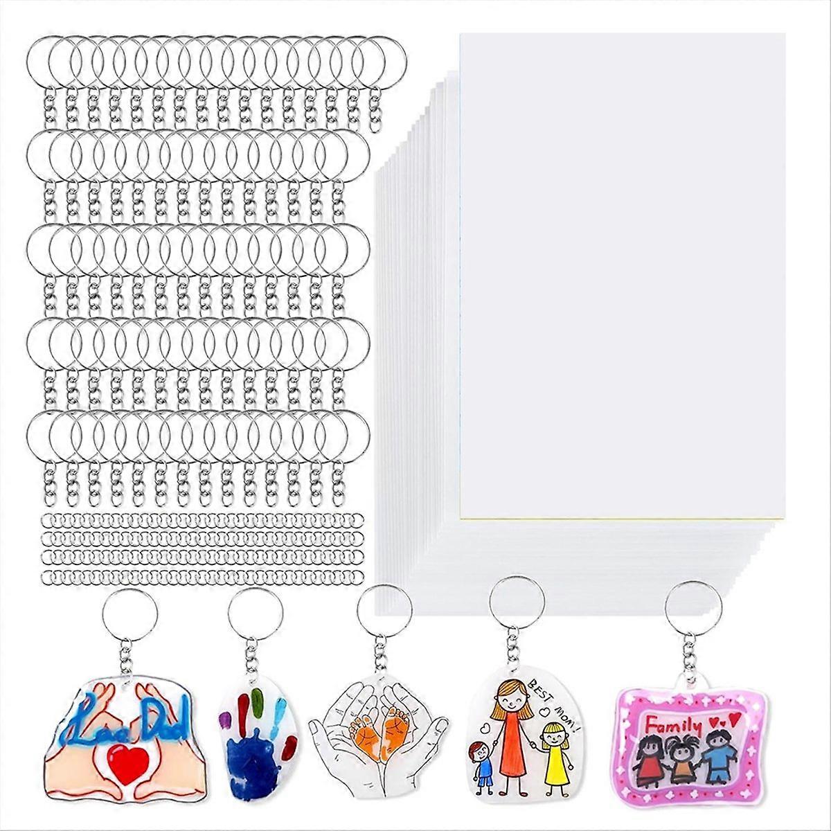 Shrink Plastic Sheets Kit - DIY Shrinky Paper Art Supplies