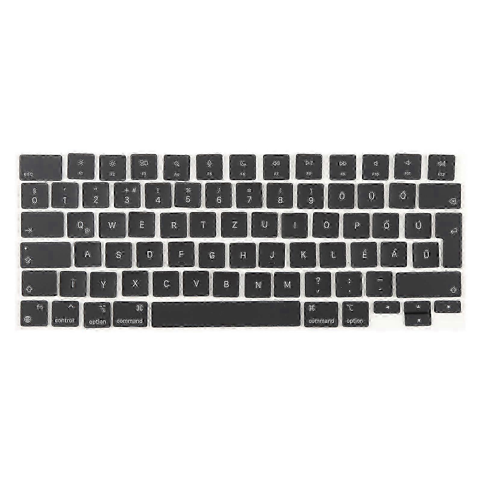 Pour MacBook A2442 A2485 A2779 A2780 A2991 A2992 A2918 UK Big Enter Version Keycaps Remplacement