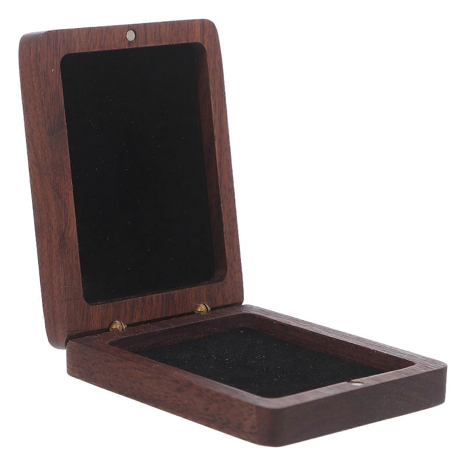 Badge Storage Box Display Case For Medals High-End Users Easy Bookshelves Or Desks Lightweight 7.70X5.70X2.00CM Organization 1Pack