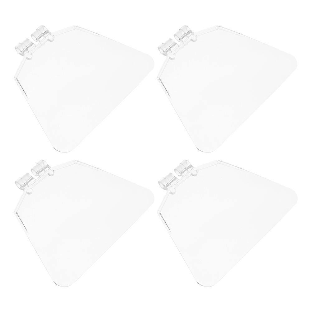 Bench Grinder Eye Shield Transparent Guard for Protection 4Pcs Plastic Cover