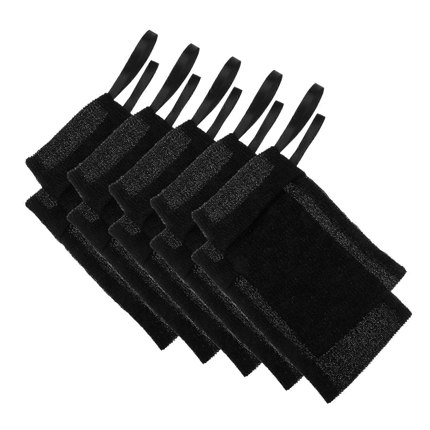 Soap Saver Bag Set of 10, Exfoliating Mesh Foaming Pouch with Drawstring for Shower and Handmade Soaps