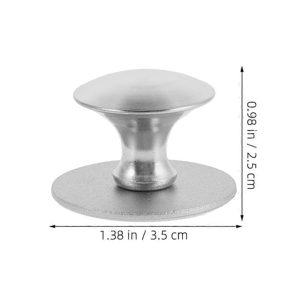 Stainless Steel Shower Handle for Home Adhesive 2Pcs Silver Durable Pulls