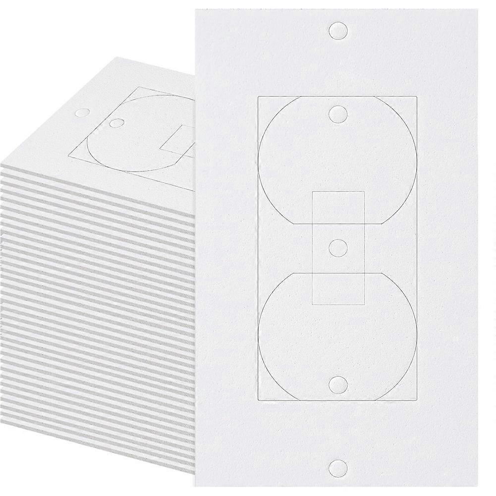 100Pc Electrical Outlet Insulation Pad, for Wall, Switch Socket Cover