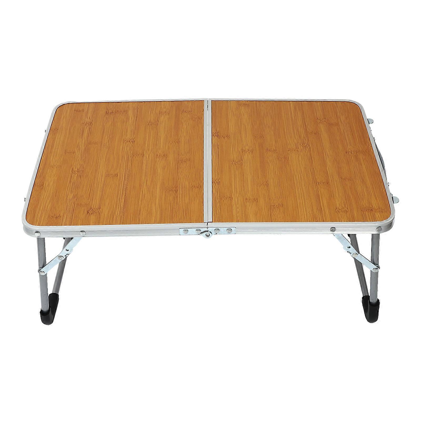 Small Low Table Foldable Bed Table Home Use Wide Space Simple Design 1Pcs