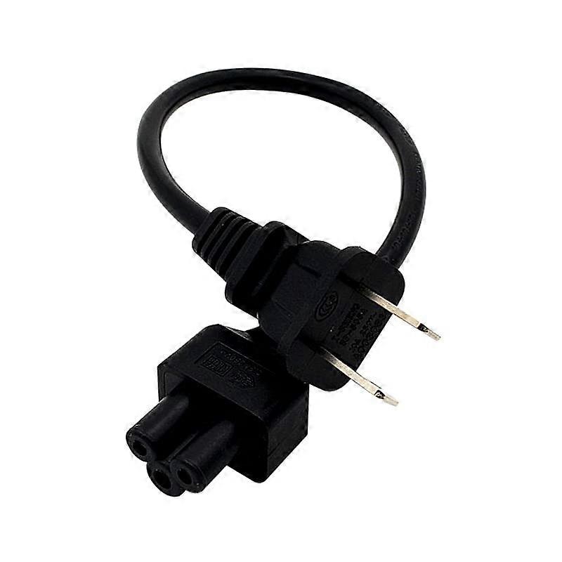 1FT NEMA 115P to IEC C5 Laptop Power Cord, 125V 7.5A Durable Cable for Wide Device Compatibility