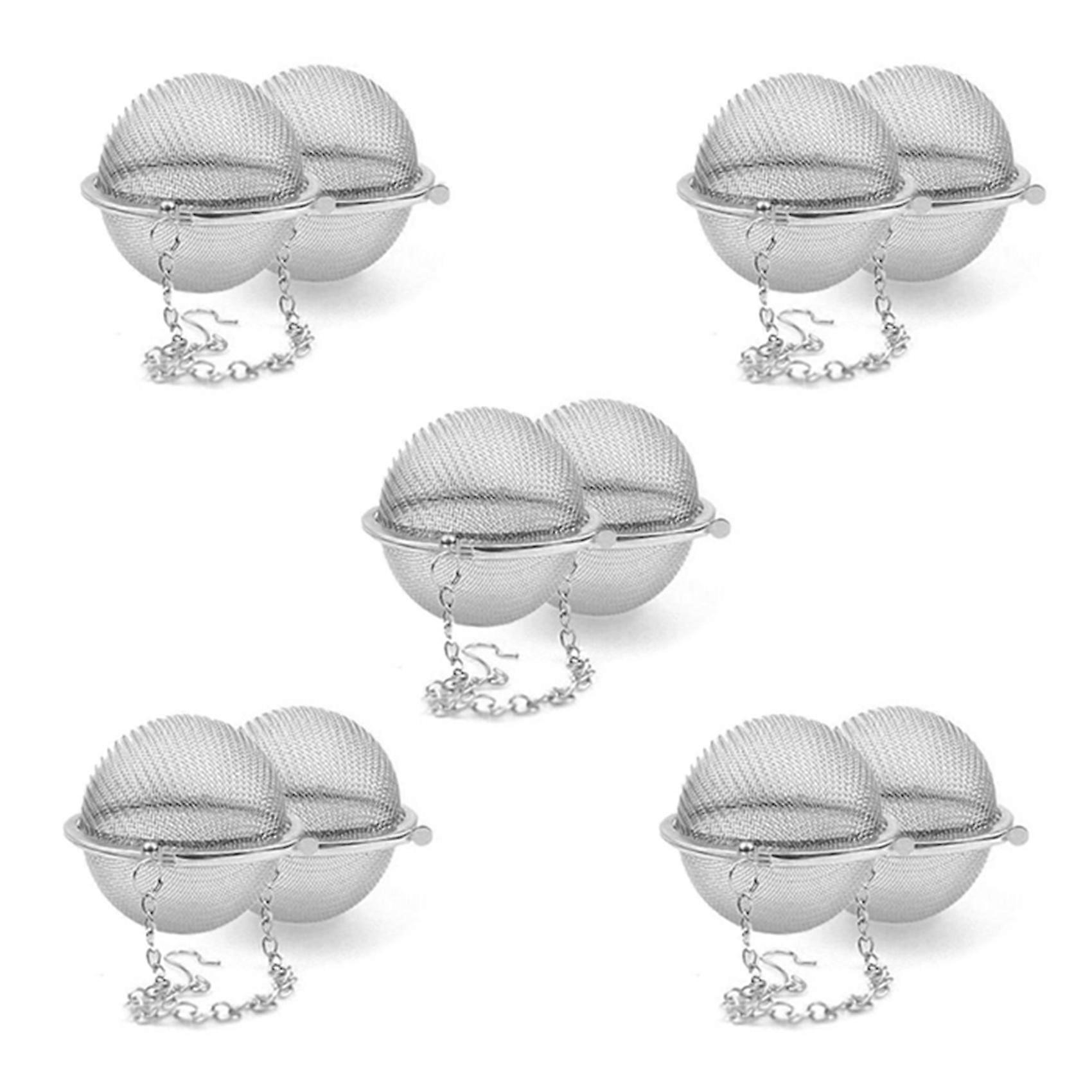 10PCS Practical Tea Ball, Tea Spices Infuser Filter