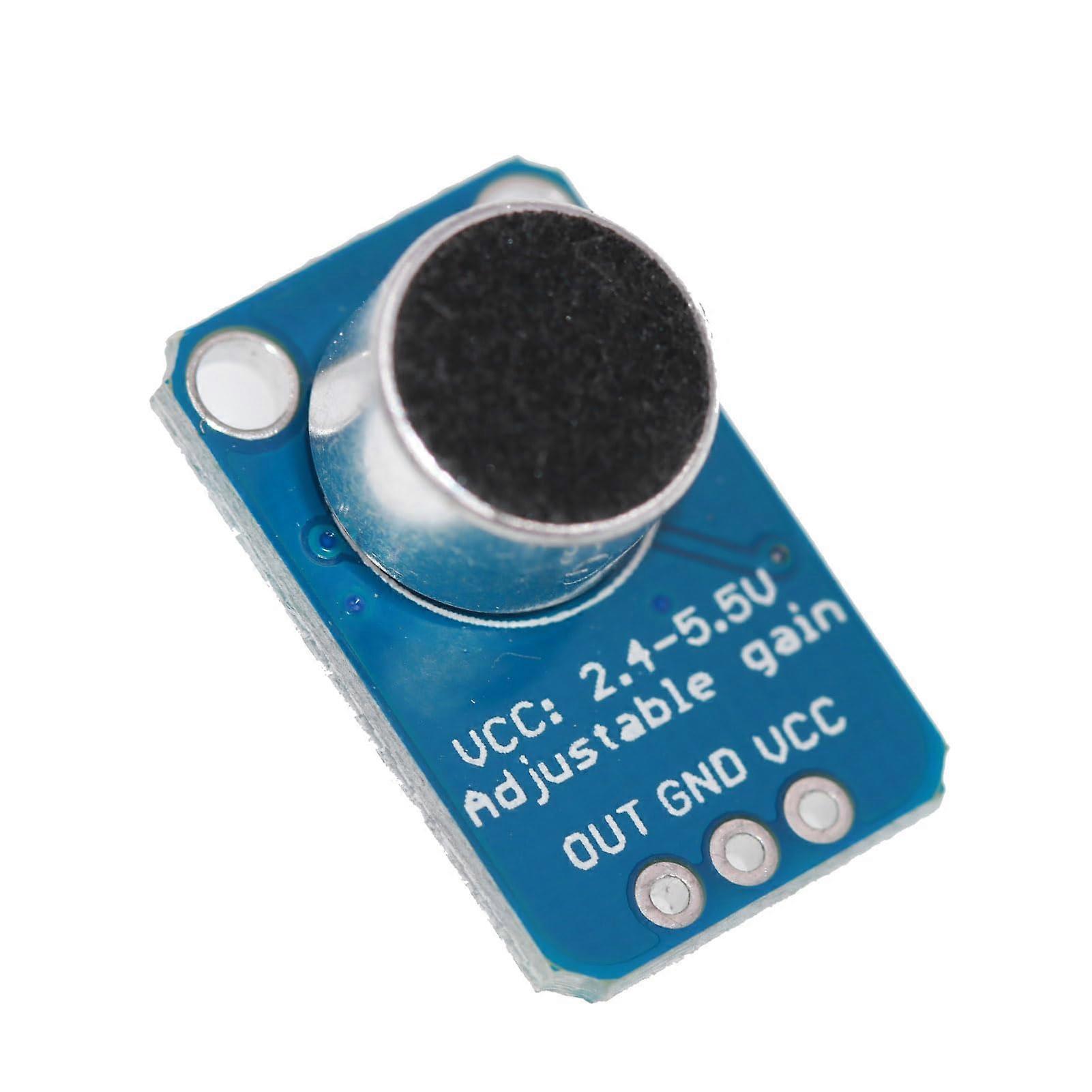 Electric Microphone Amplifier Module with Pre-Amplifier, High Sensitivity Sound Sensor, Noise Reduction for Recording and Speech Recognition