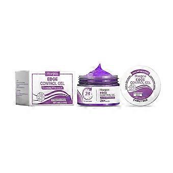 Purple Acai Hair Gel - Long-Lasting Natural Frizz Control & Strong Hold with Blueberry Extract & Panthenol, 80g for Sleek, Damage-Resistant Styling