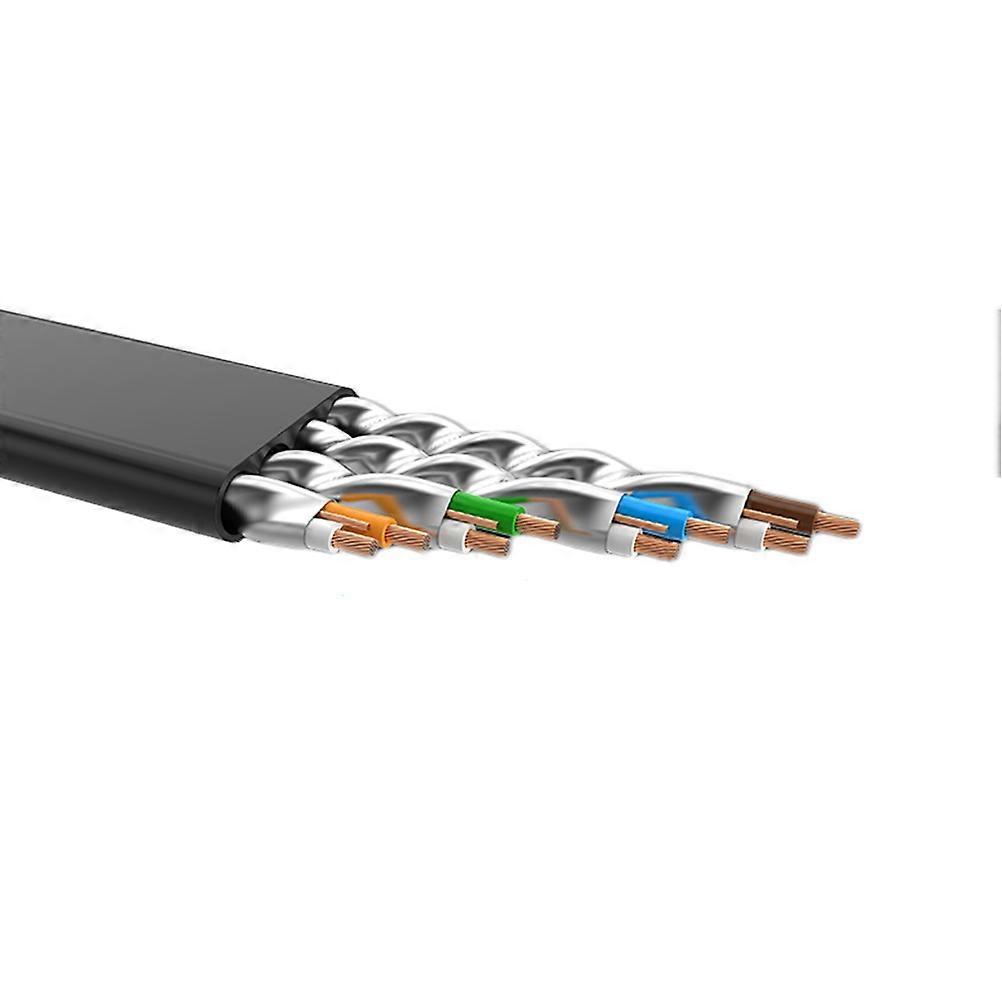 Ethernet Cable for Connecting Use Cat7 Flat Cable 3Pcs 8 Meters Assorted Color