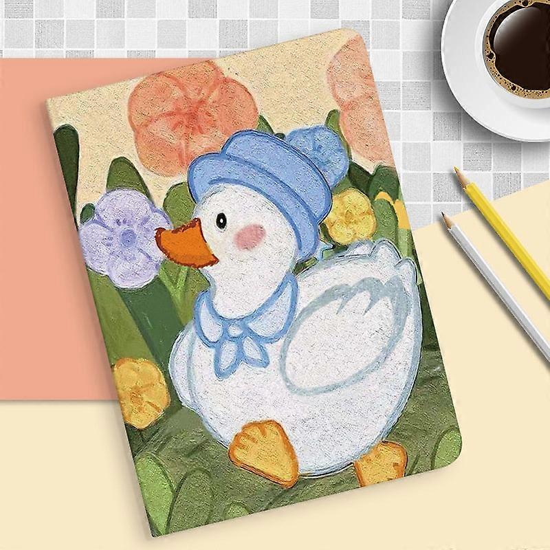 Stylish Case For Ipad 19/20/21 10.2 Book Walking Duck No2322