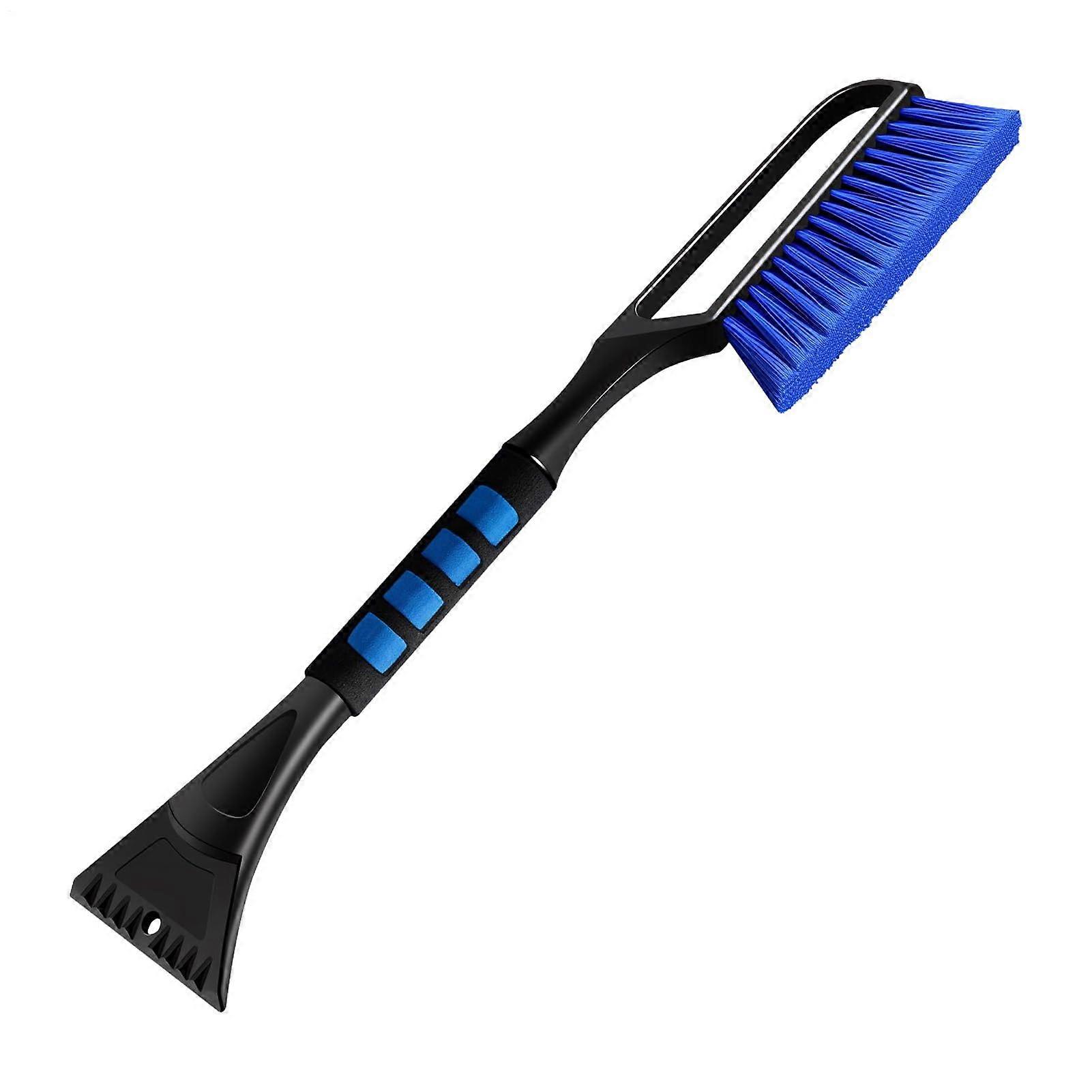 Car Ice Scraper and Snow Brush with Foam Grip, Scratch Windshield Winter Tool for SUVs Trucks
