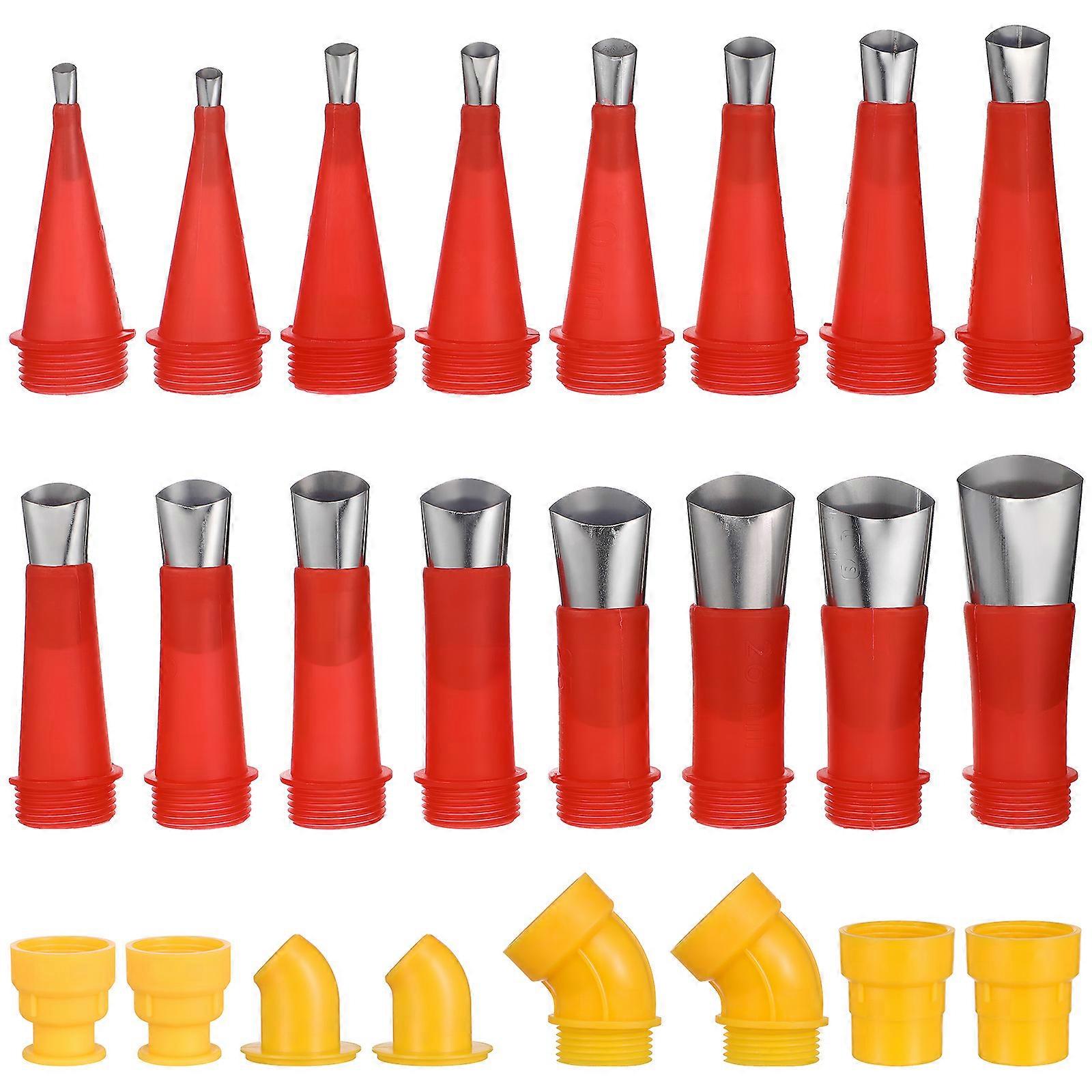 Caulk Tips Cap Caulking Nozzle Applicator for Efficient Use 24Pcs