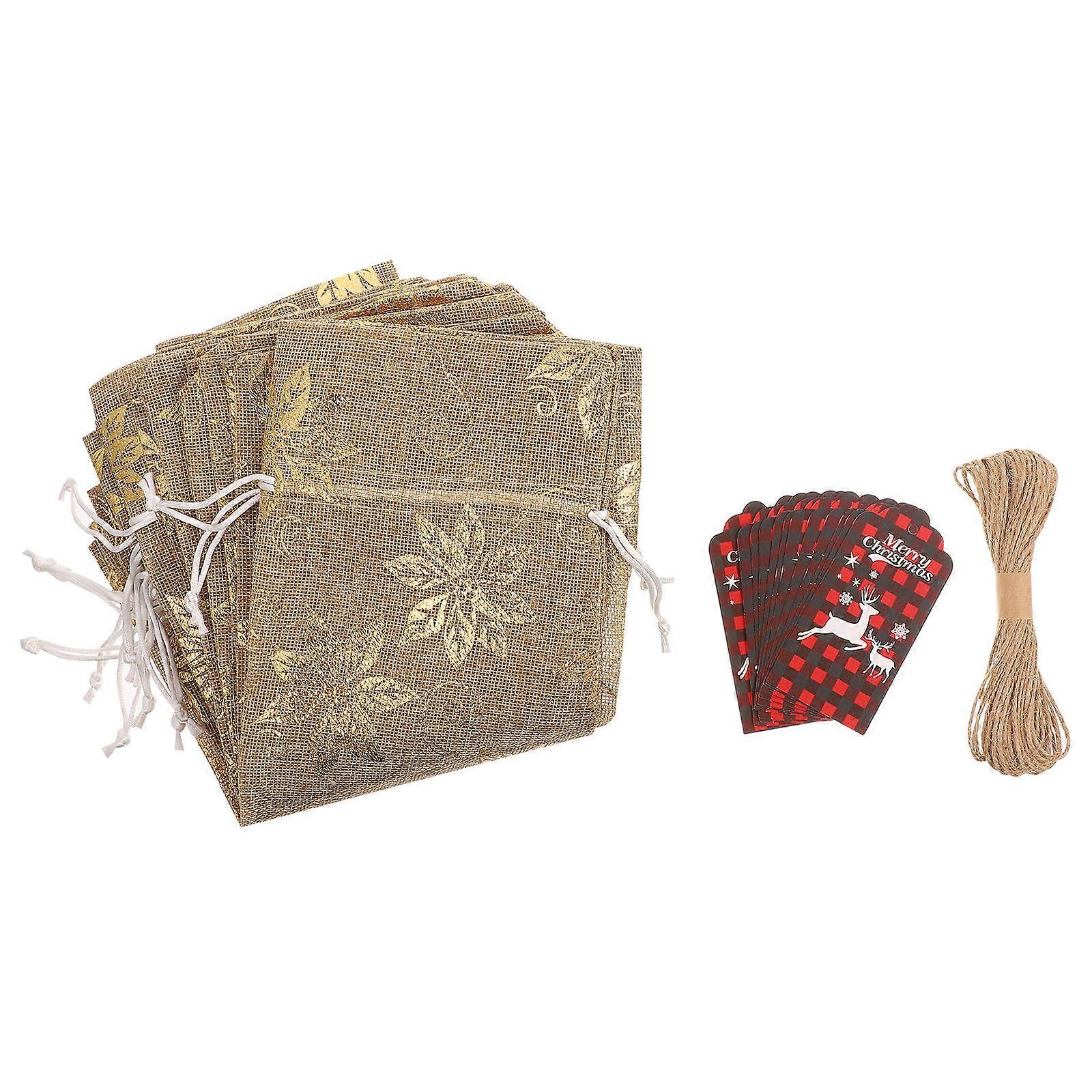 Wrap Christmas Covers Cylindrical Bag Assorted Color Guests 1 Set