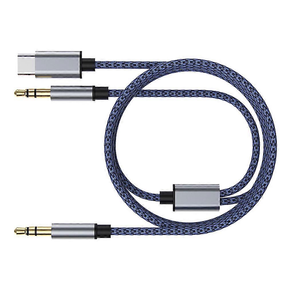 Cable USB Type C to 3.5mm Adapter for Car Audio 2Pcs
