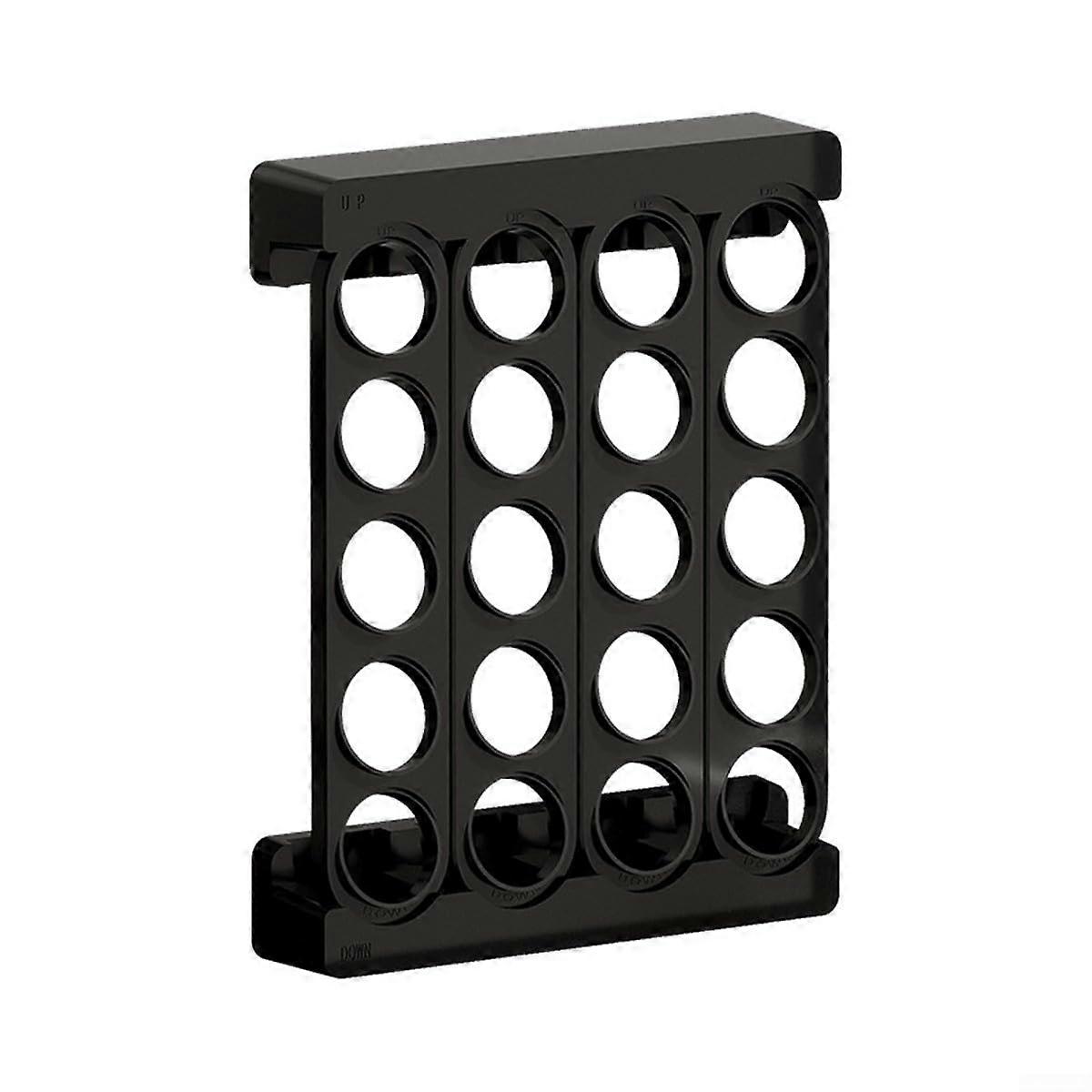 Coffee Capsule Holder Wall Mounted 20 Pod Storage Rack SpaceSaving Organizer for Small Kitchen Black