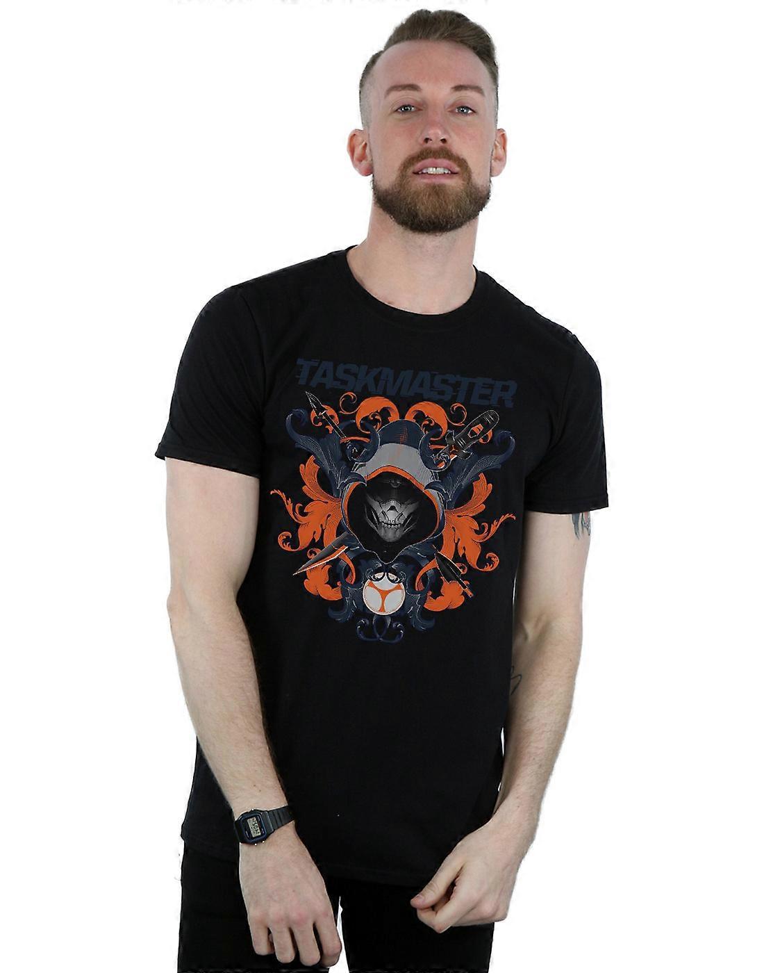 Marvel Men's Black Widow Película Taskmaster Oriental Camiseta
