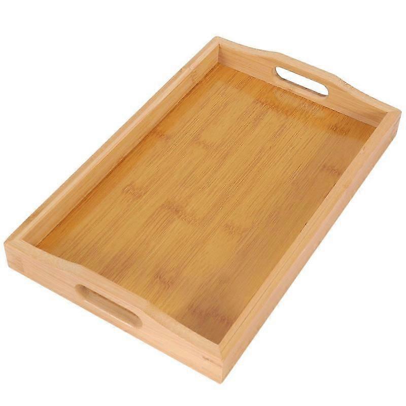 Holztablett mit Griffen für Bar- oder Speisenservice