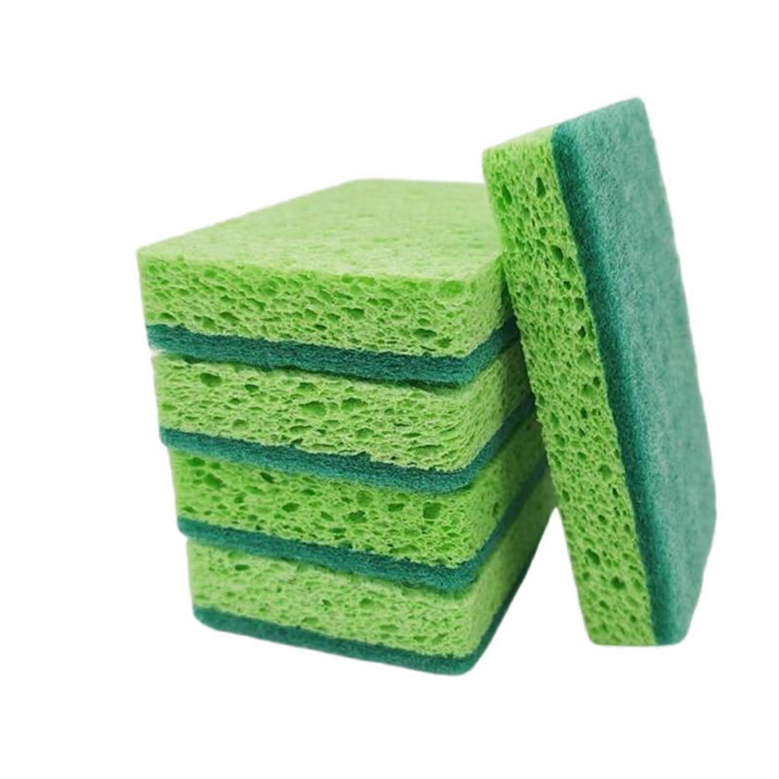 Kitchen Dish Sponge Set 5pcs Super Absorbent Double Sided for Quick Stain Removal and Durable Cleaning