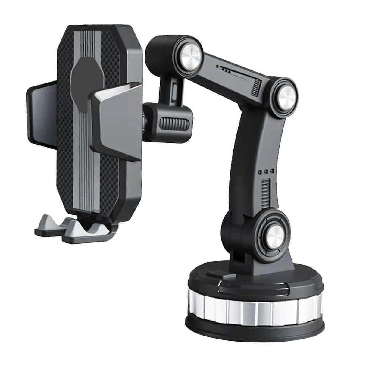 Universal Car Phone Holder for Dashboard with Strong Suction Mount and Hands Navigation