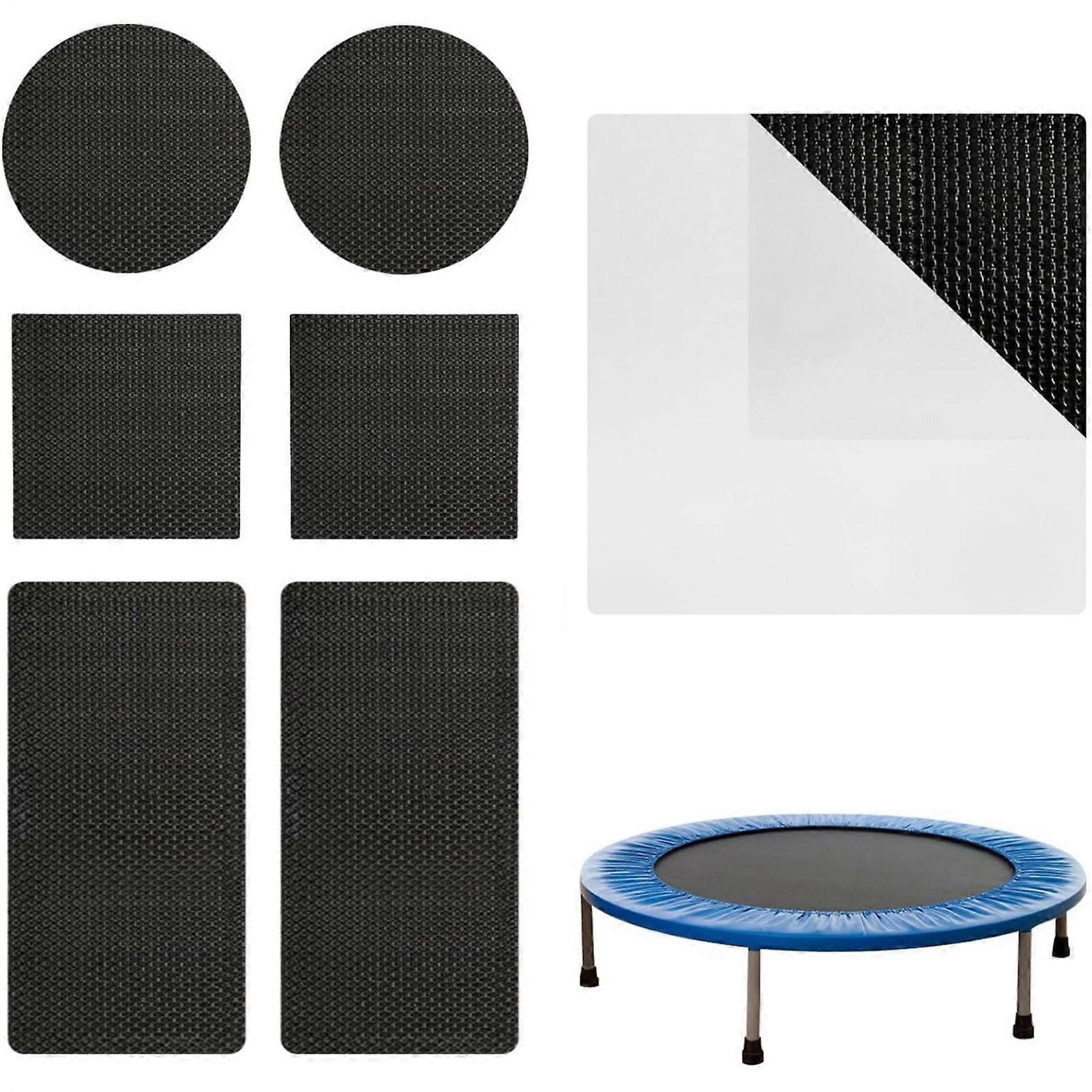 Trampoline  Kit with Weatherproof Strong Adhesion SelfAdhesive Patch for Mat Tears and Holes