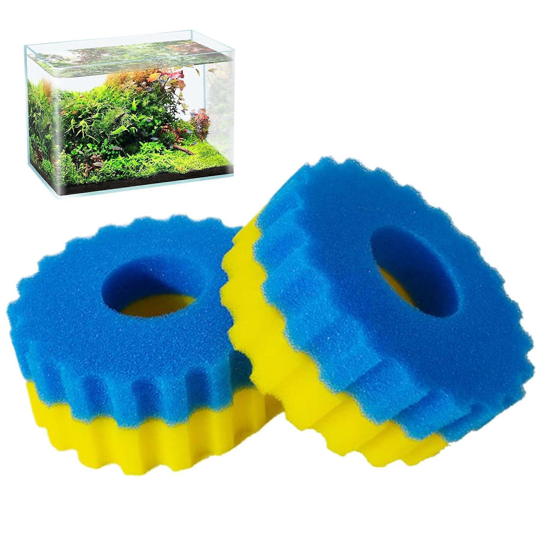 4PCS Aquarium Sponge Filter Replacement, Easy Clean, Effective Filtration, MultiSize Pond Use