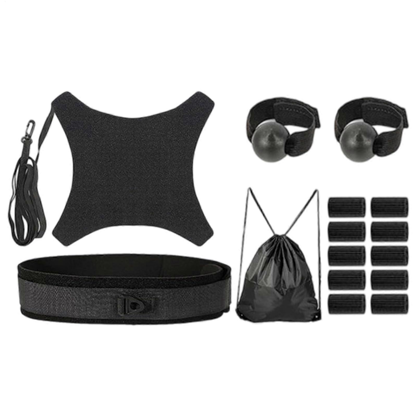 Volleyball Training Equipment Adjustable Serving Trainer with Hand Protection for Solo Practice