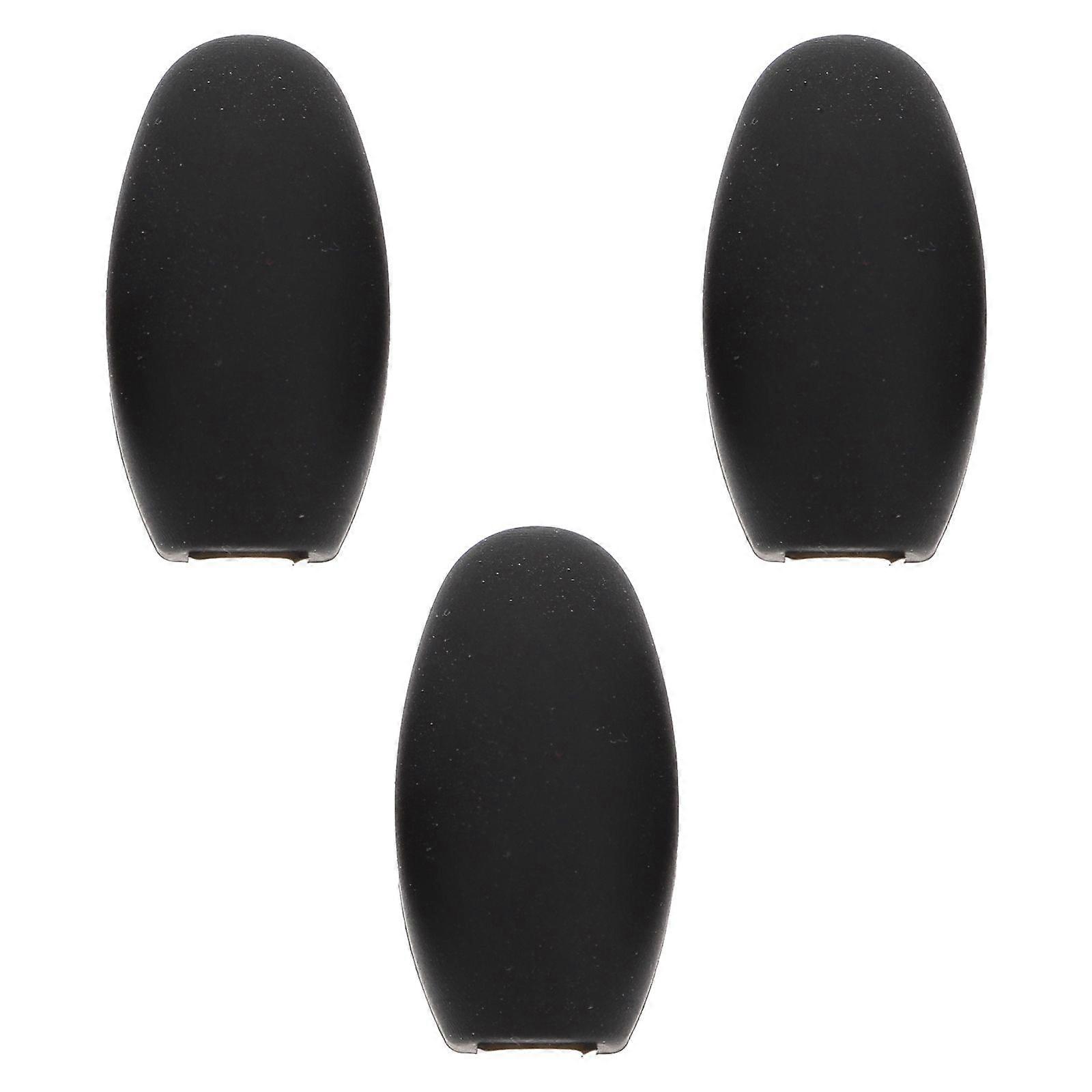 3 stk saksofon side nøkkel beskyttelse deksler saksofon side nøkkel pads (svart)