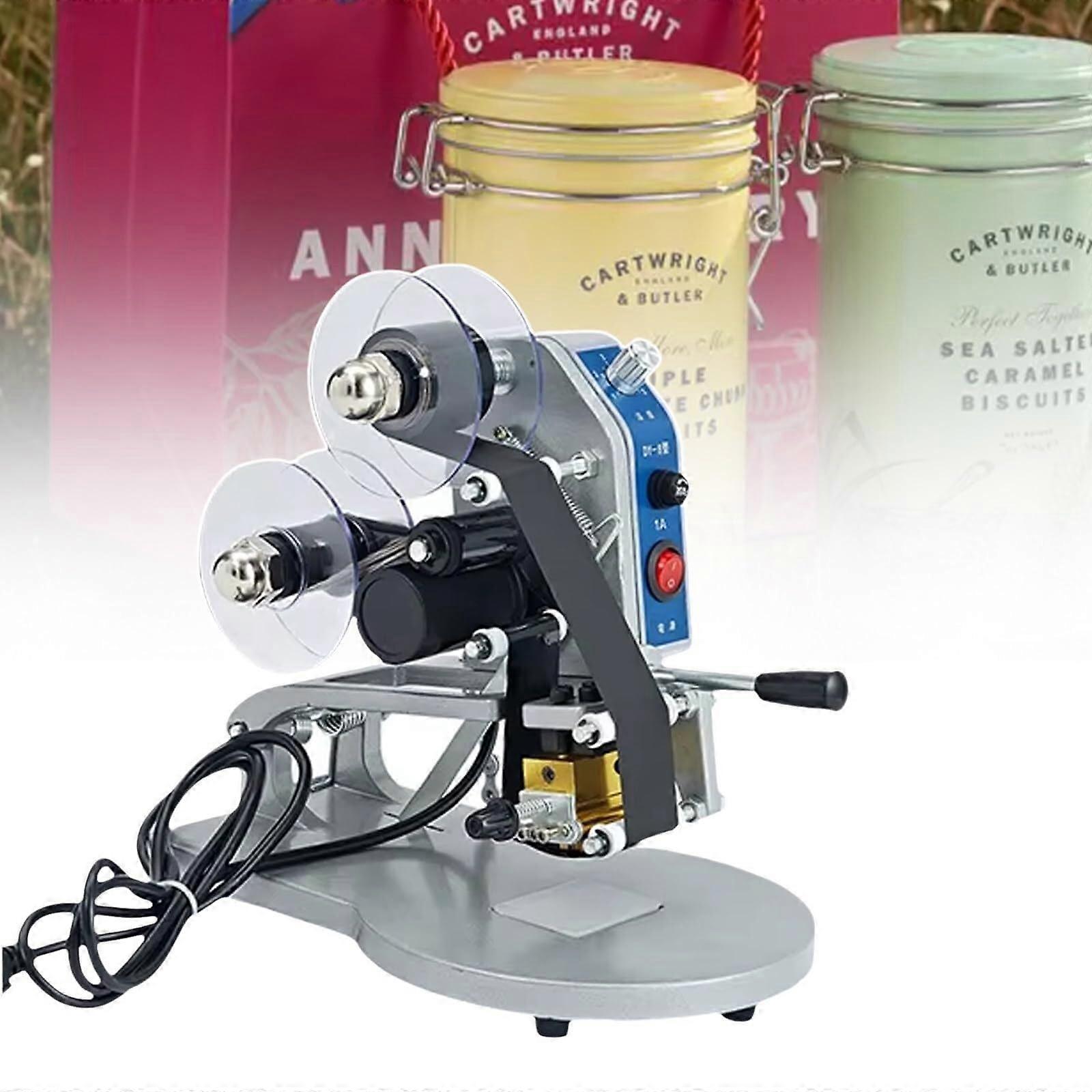 Hot Code Printer 220V Manual Thermal Ribbon Coder for Plastic Film and Flexible Packaging