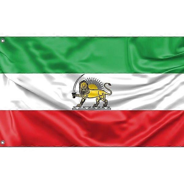 Flagg av den keiserlige staten Iran L0004