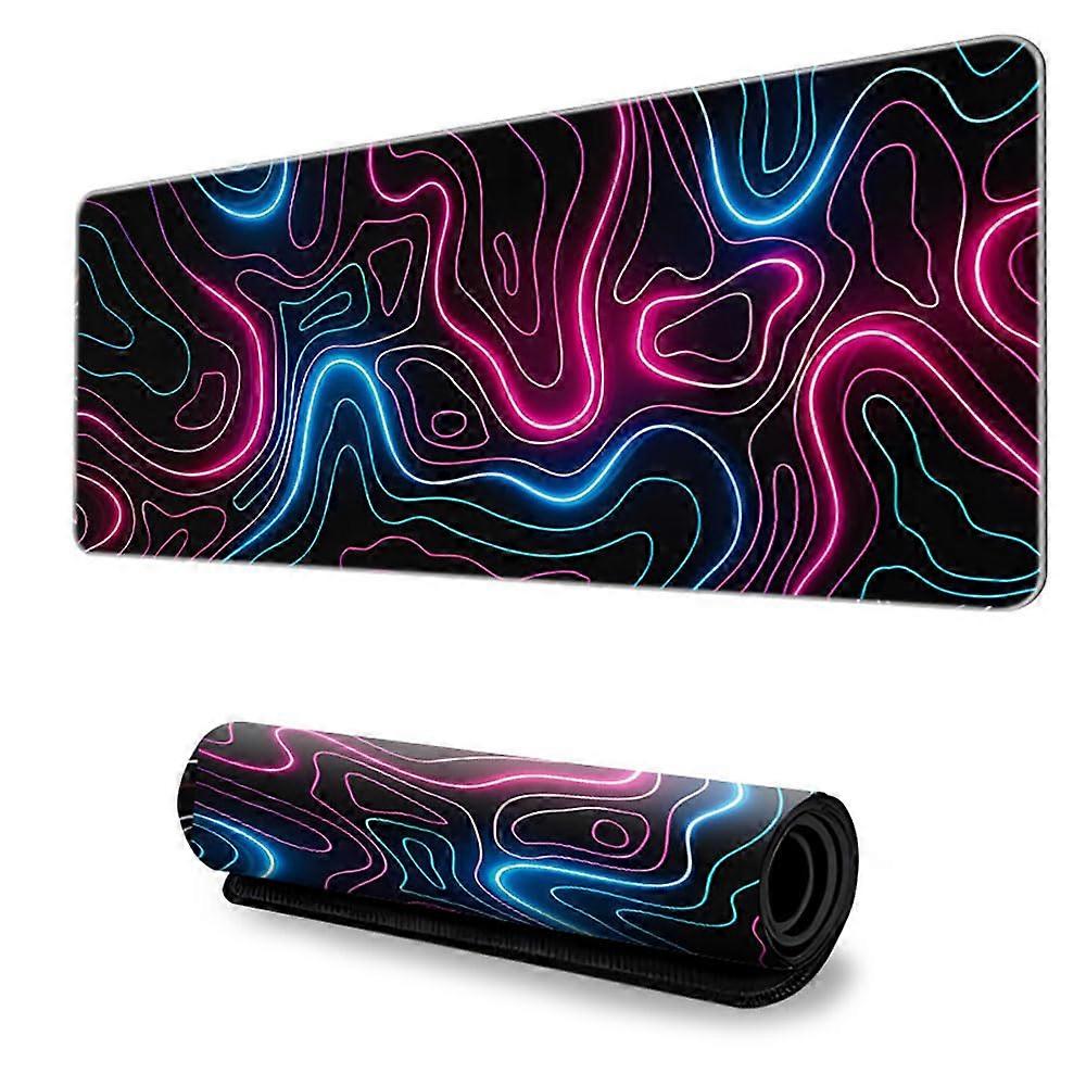 Large Gaming Mouse Pad with NonSlip Base, Smooth Surface, Extra Large 300x700mm Multicolour
