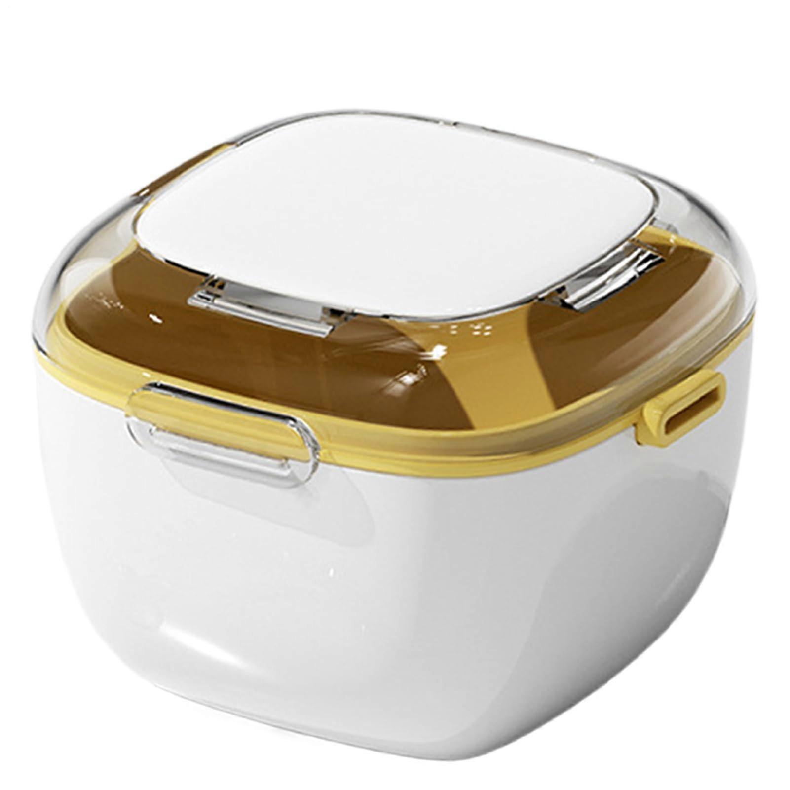 Light Blue Denture Cup with Lid for Soaking Dentures and Retainers, Dustproof Waterproof Storage