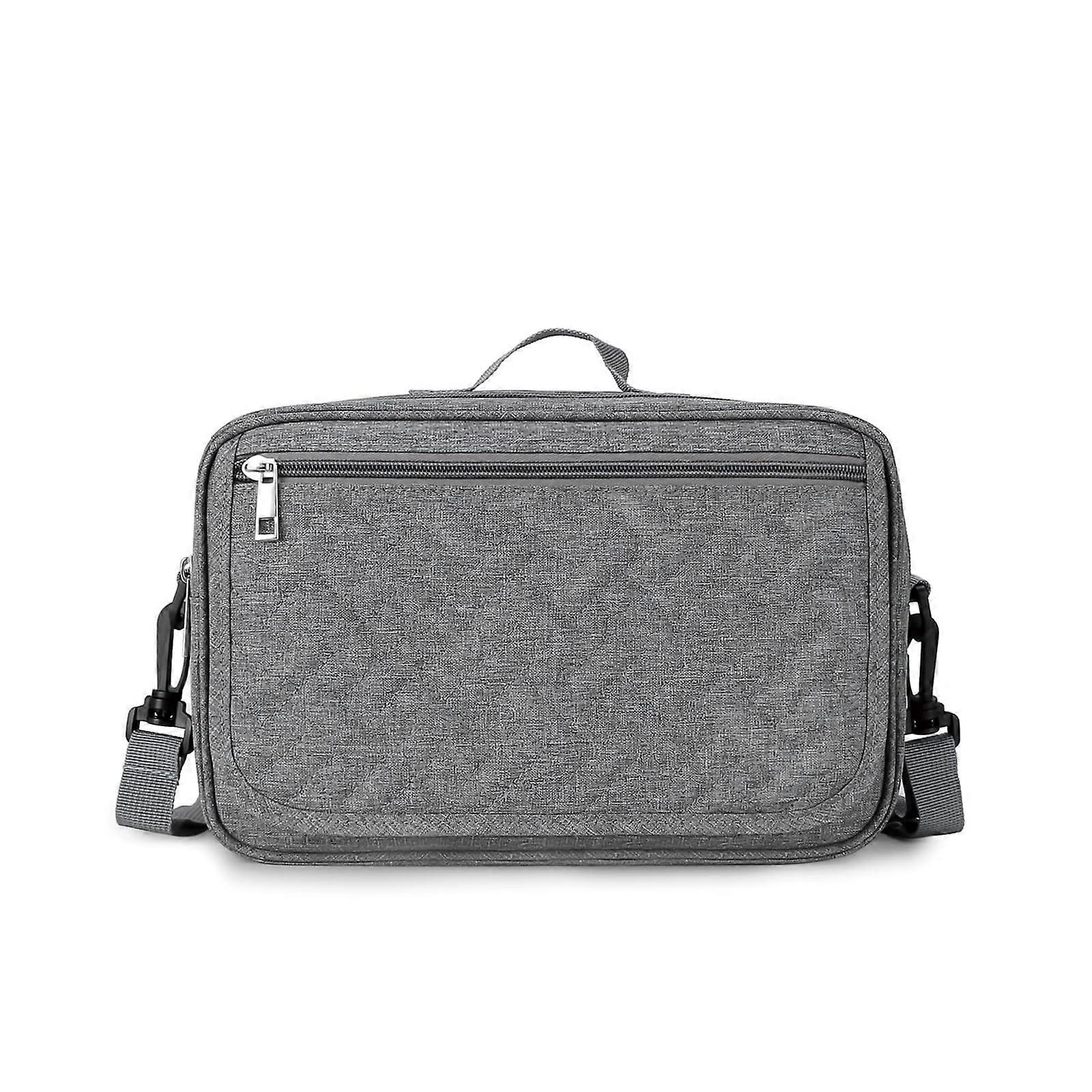 Universal Stroller Organizer Diaper Bag with Large Capacity, Cup Holders and Changing Mat, Gray