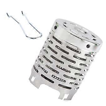 Camping Stove Heater with Stainless Steel Outdoor Heat Diffuser Hood for Efficient Hiking Warmth