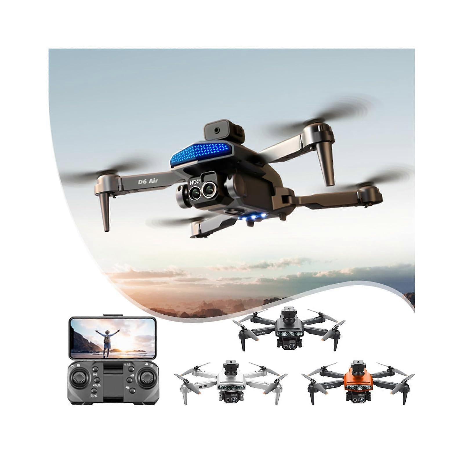 Drone with Camera 4K Dual Lens RC Quadcopter WiFi FPV Headless Mode Beginner Friendly