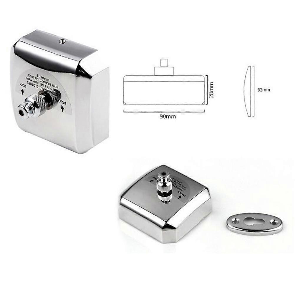 Retractable Clothesline Balcony Hanging Rack with Wall-Mounted 2.8 Meter Quantity