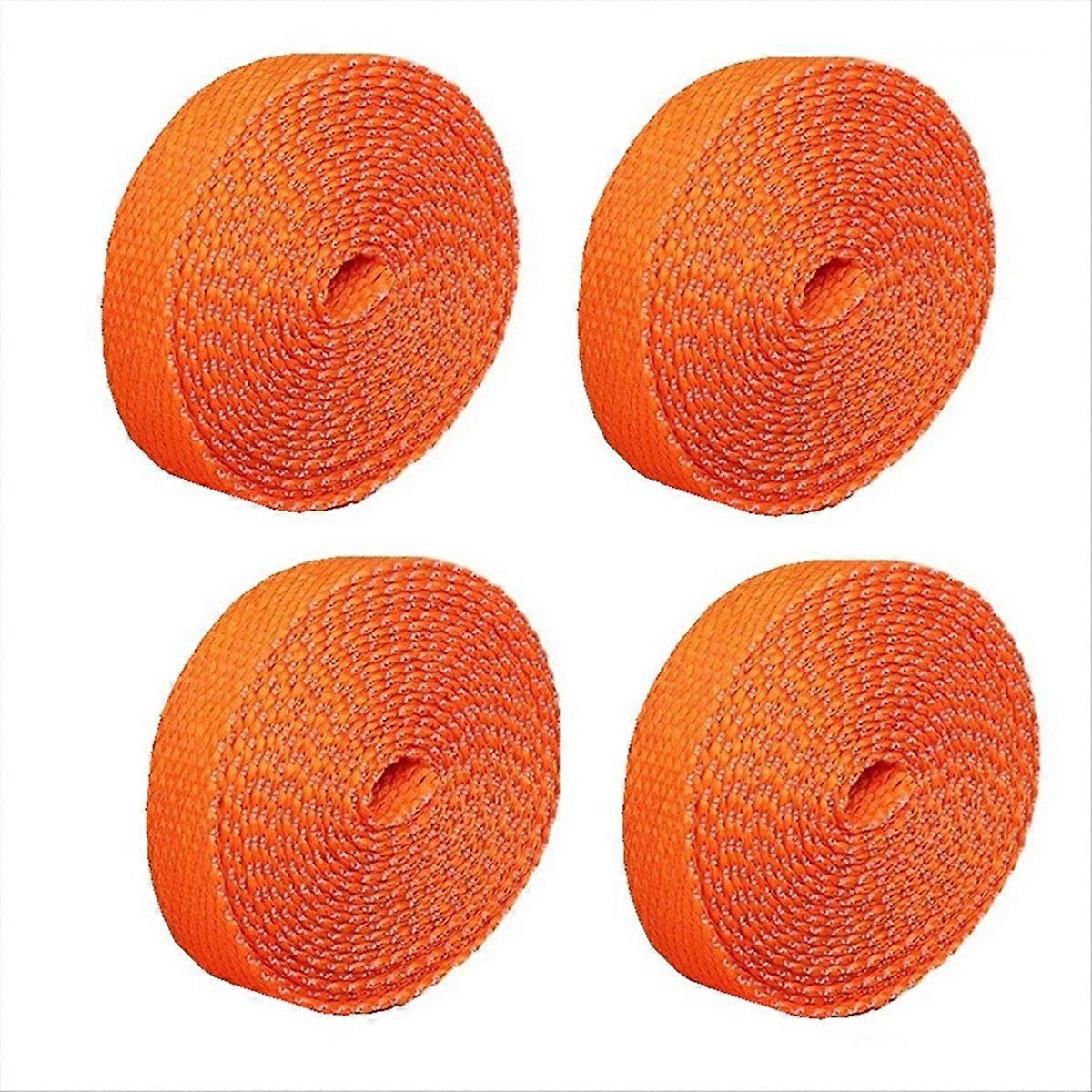 Shrinkable Braided Cable Sleeve Insulation Protective Sleeve Orange