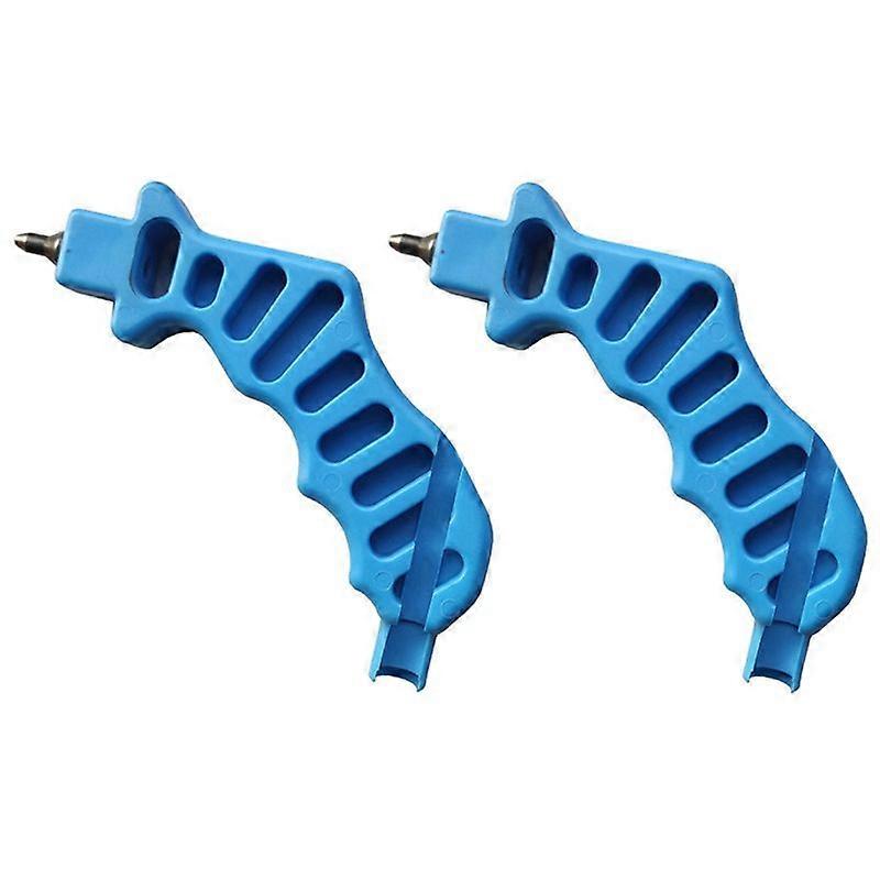 2Pcs Integrated Drip Irrigation Pipe Hole Punching and Pipe Joint